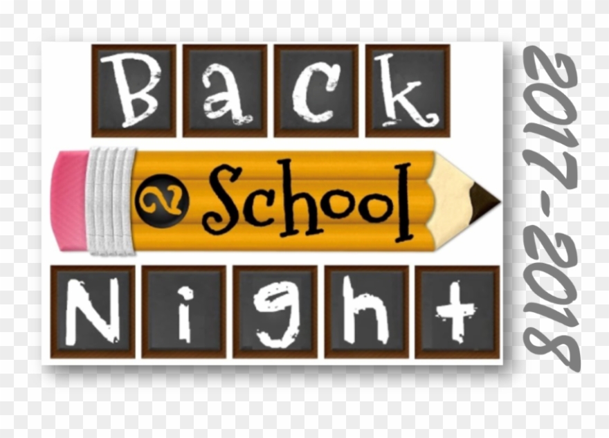 Clip Stock Back To School Night Clipart - Back To School Night - Png Download