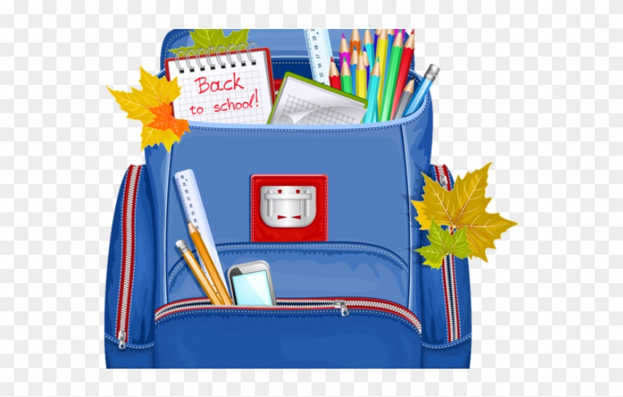 School Clipart Clipart Backpack - School Backpack Transparent Background - Png Download