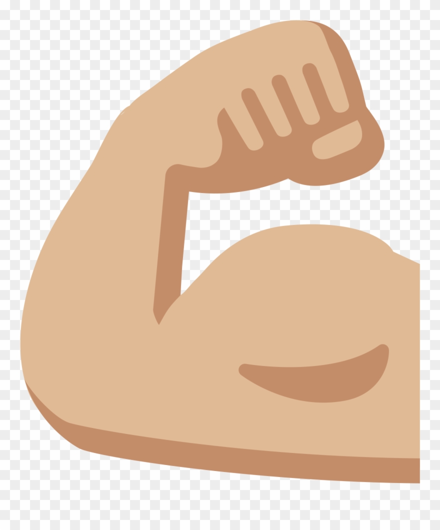 Body Builders, Muscle Men, Clip Art, Muscular Men, - Muscle Arm Emoji - Png Download