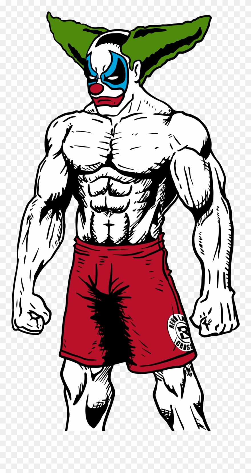 Gorilla Clipart Buff - Pukie The Clown Vector - Png Download