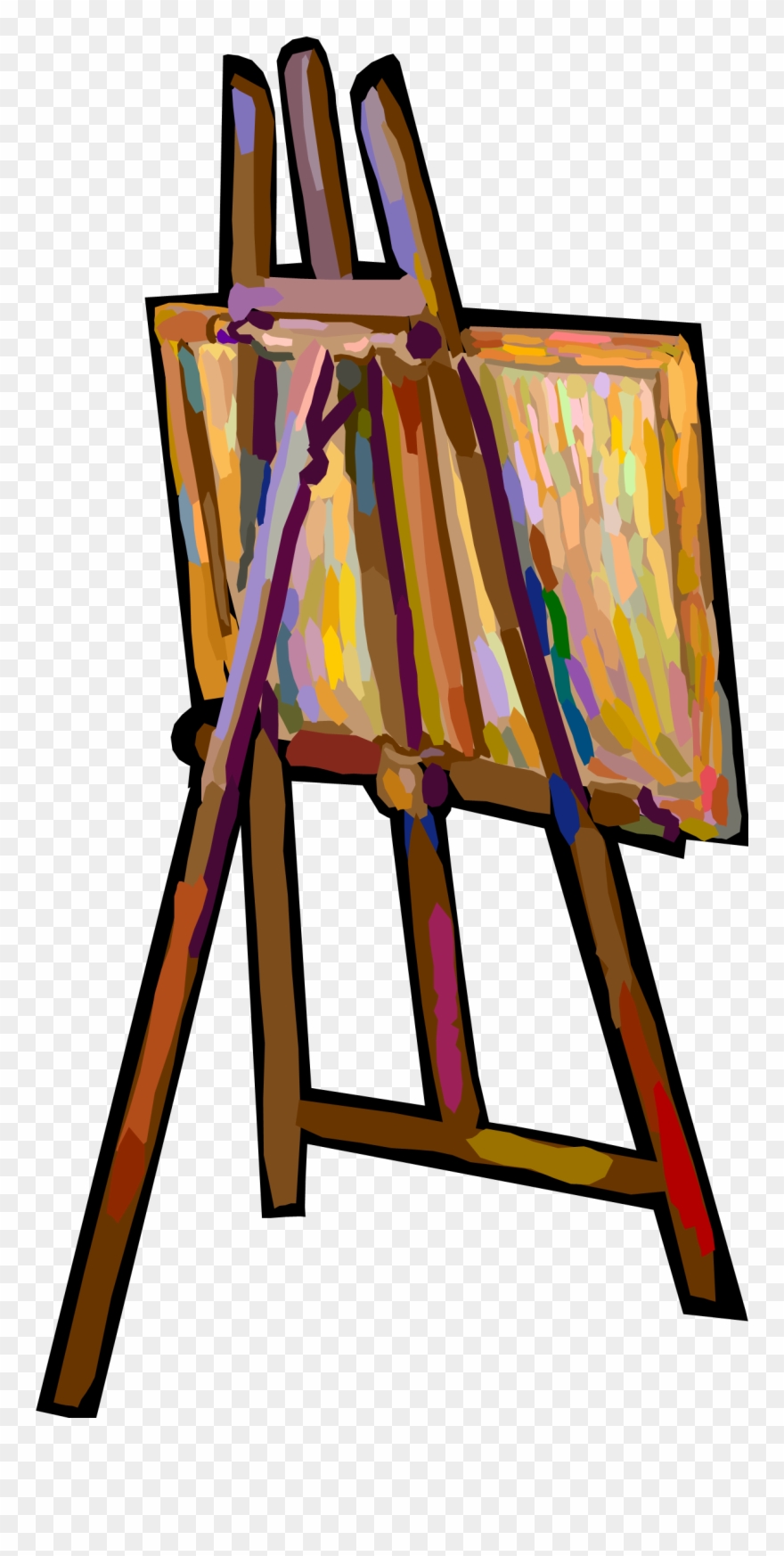 Exhibit Clipart Art Exhibit - Staffelei Clipart - Png Download