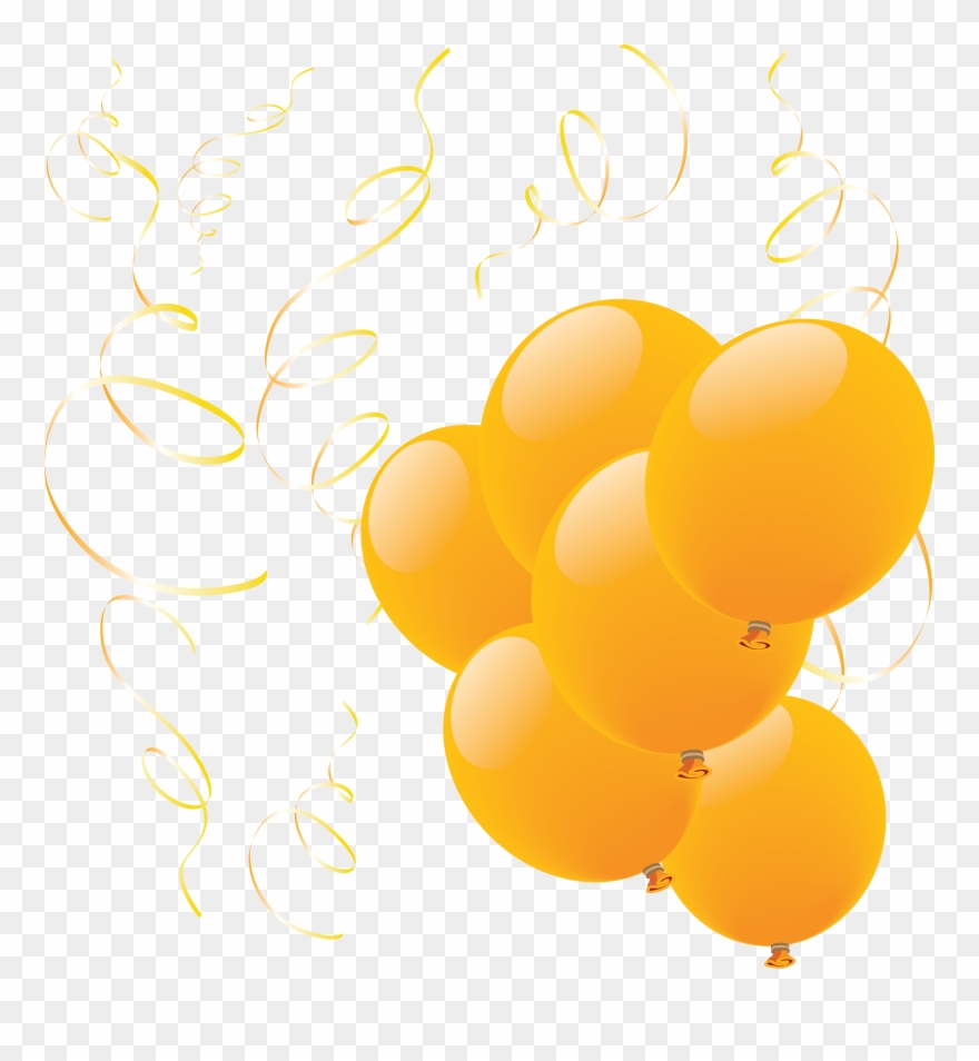 Purple Balloons Png Image, Free Download, Balloons - Orange Balloons Transparent Background Clipart