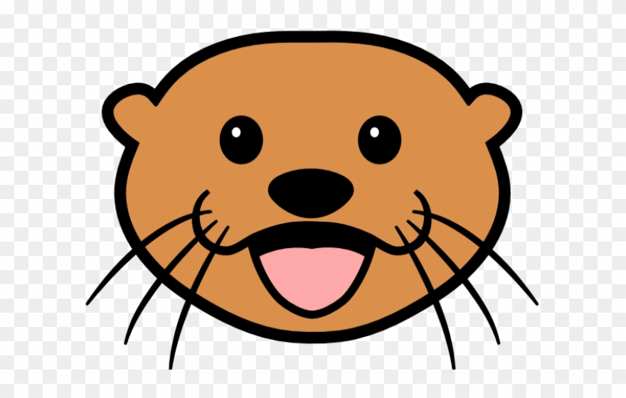 Otter Clipart Face - Png Download