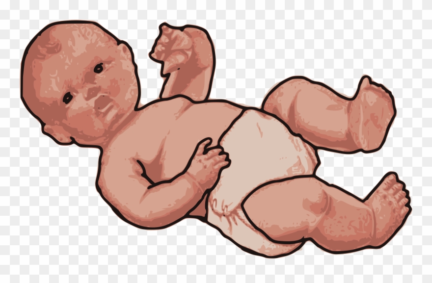 Diaper Infant Child Computer Icons Baby Transport - Creepy Baby Clip Art - Png Download