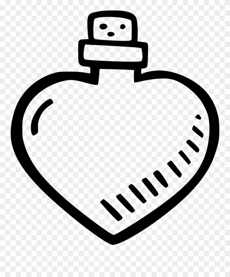 Potion Black And White Png Clip Art Royalty Free Stock - Love Potion Free Svg Transparent Png