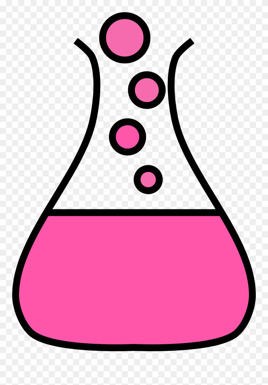Clipart Illustration Of A Pink Man Trapped Inside A - Bubbling Test Tube Clipart - Png Download