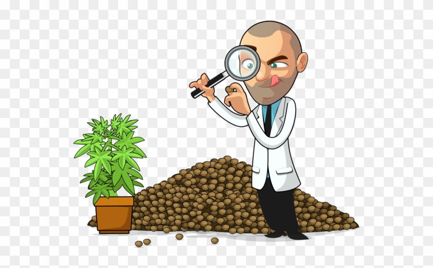 About I Love Growing Marijuana - Growing Cartoon Weed Clipart