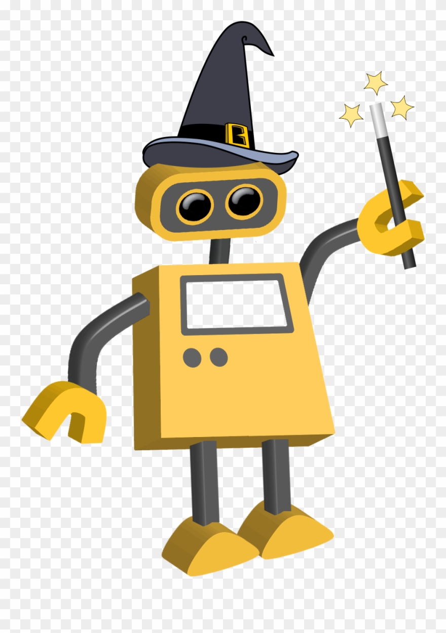 Robot 71 - Magician - Robot Magician Clipart