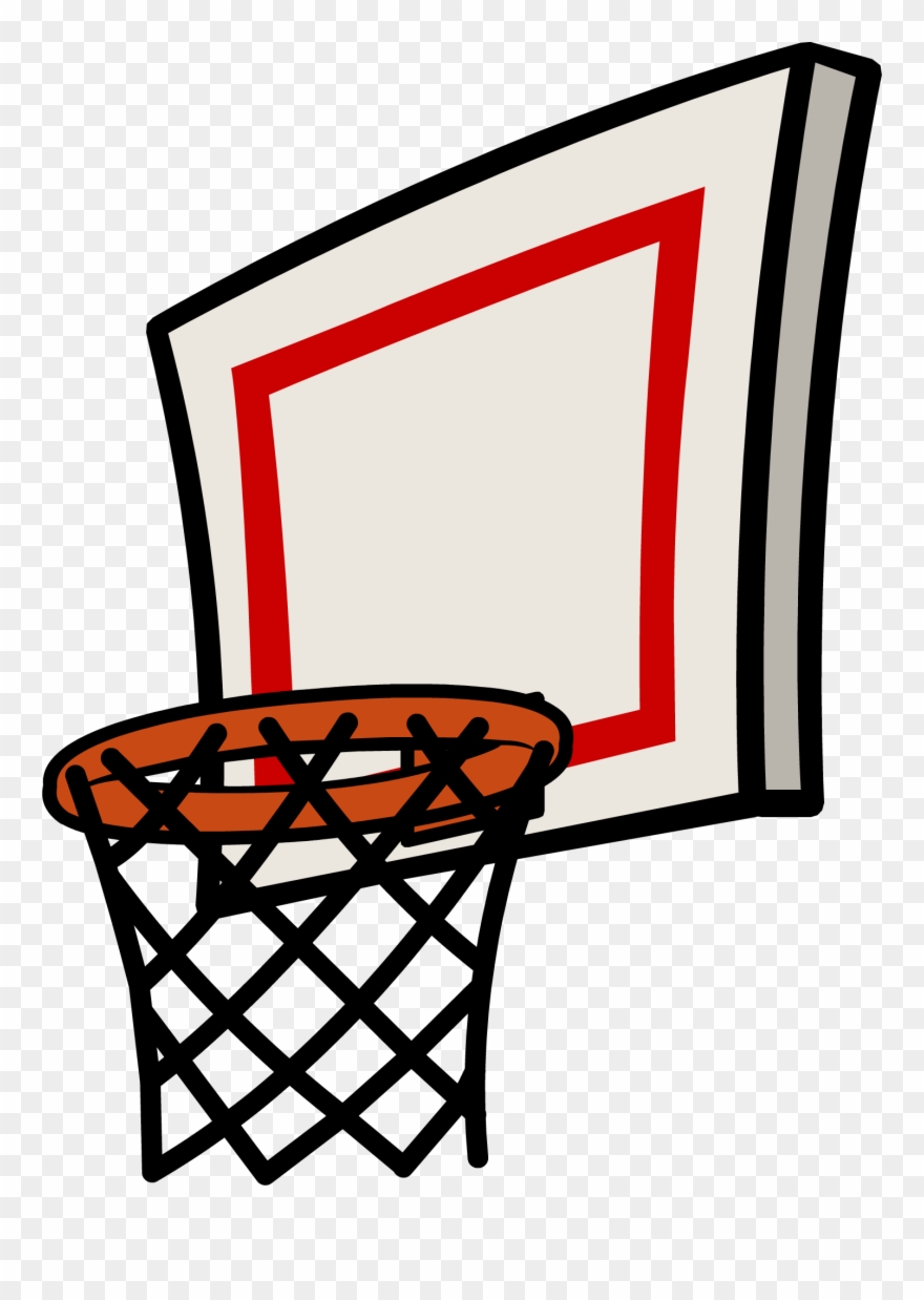 Clip Net Basketball - Basketball Hoop Clipart Png Transparent Png