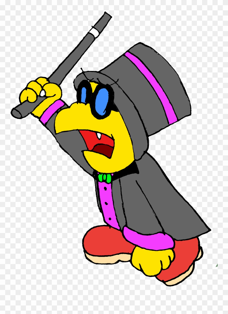 Koopini, The Magikoopa Magician - Party Clipart