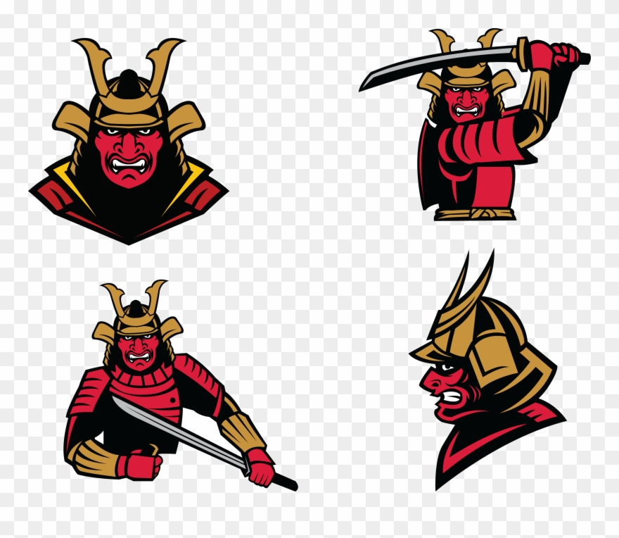Ancient India Clipart At Getdrawings - Samurai Mascotte - Png Download