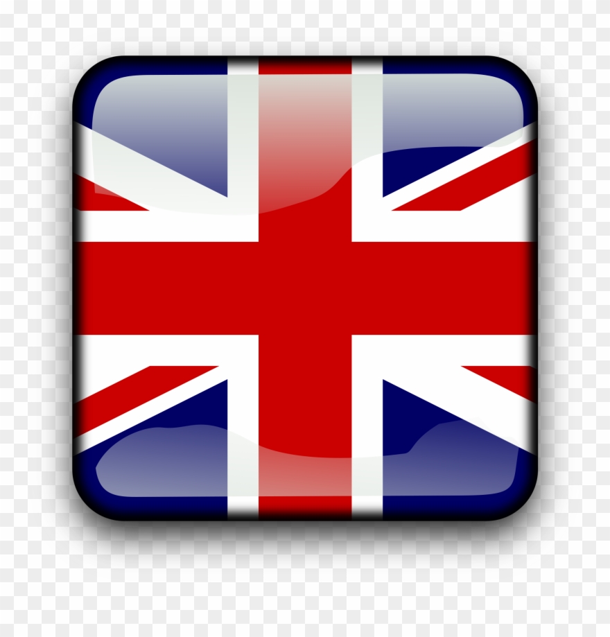 Big Image - Flag Of The United Kingdom Rectangle Car Magnet Clipart