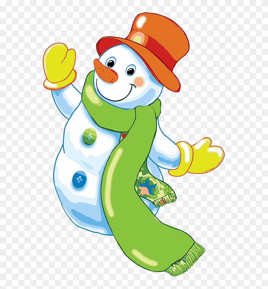 Olaf Clipart Let It Snow - Рисунок Снеговика - Png Download