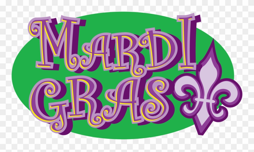 Mardi Gras Green And Purple Clip Art - Mardi Gras Clip Art Png Transparent Png