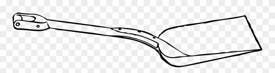 Snow Shovel Tool Black And White Computer Icons - Shovel Clipart Black And White - Png Download