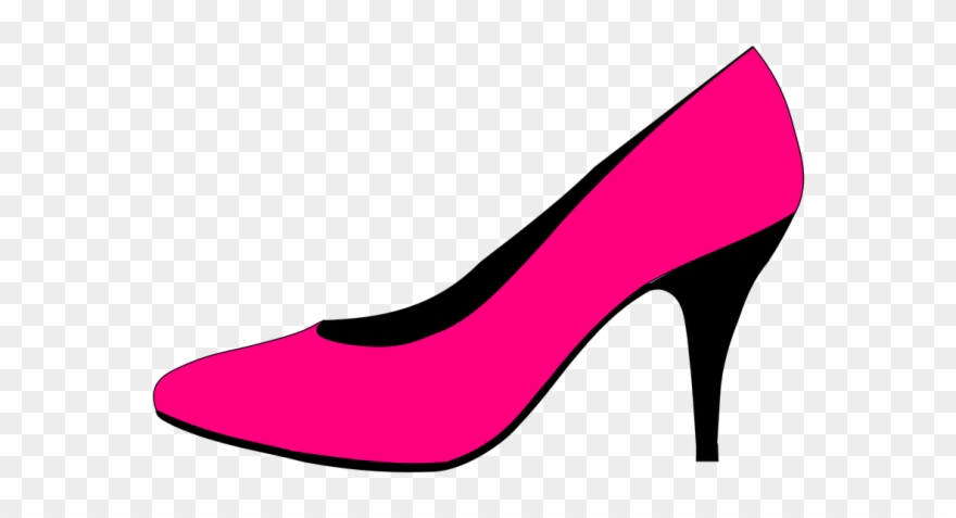 Original - Salto Alto Rosa Desenho Clipart