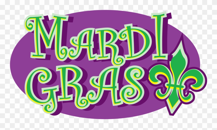 Mardi Gras Green And Purple 2 Clip Art - New Orleans - Png Download