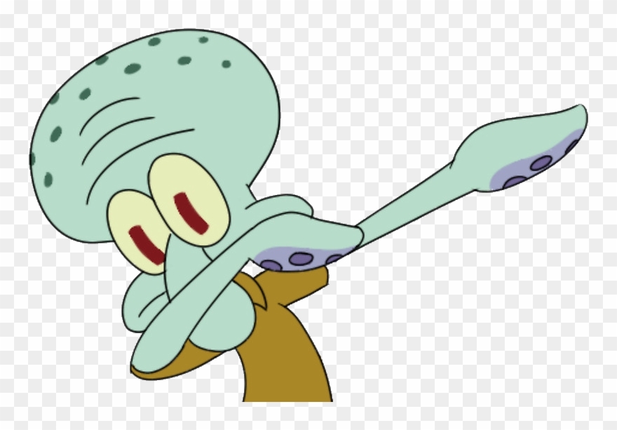 Equestria » Canterlot Avenue - Dabbing Squidward Gif Transparent Clipart