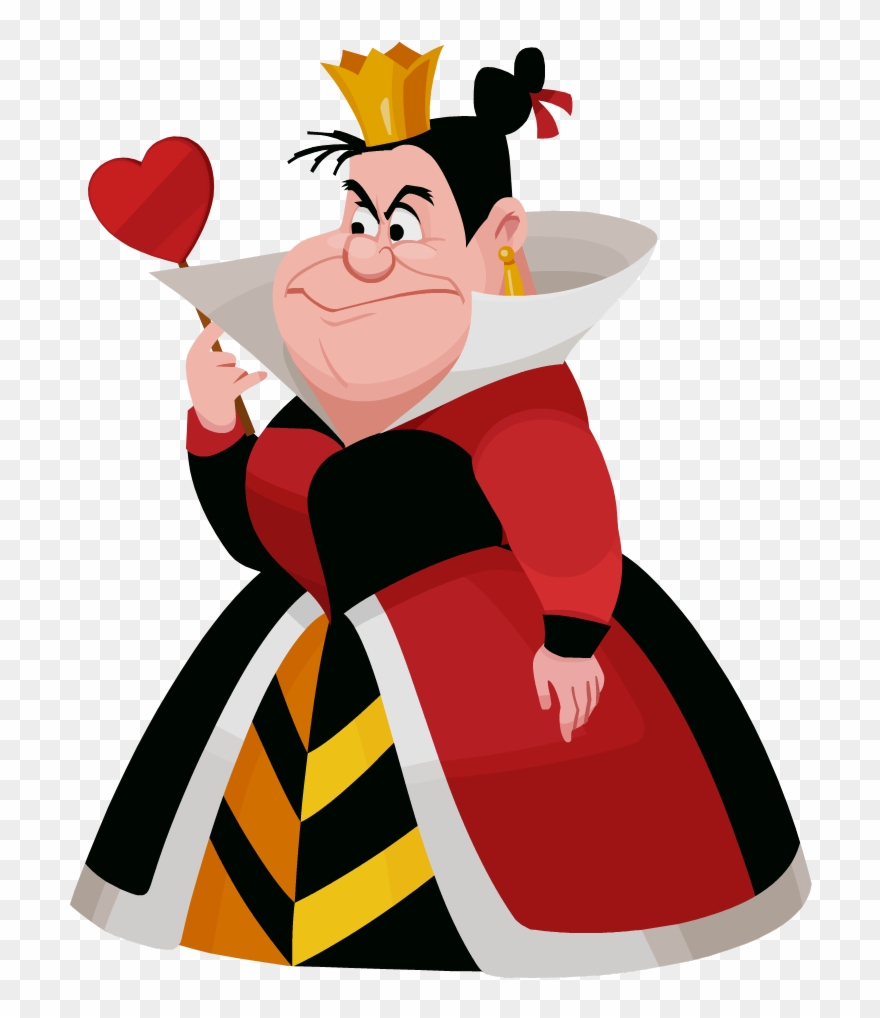 Queen Of Hearts - Reina De Corazones Disney Clipart