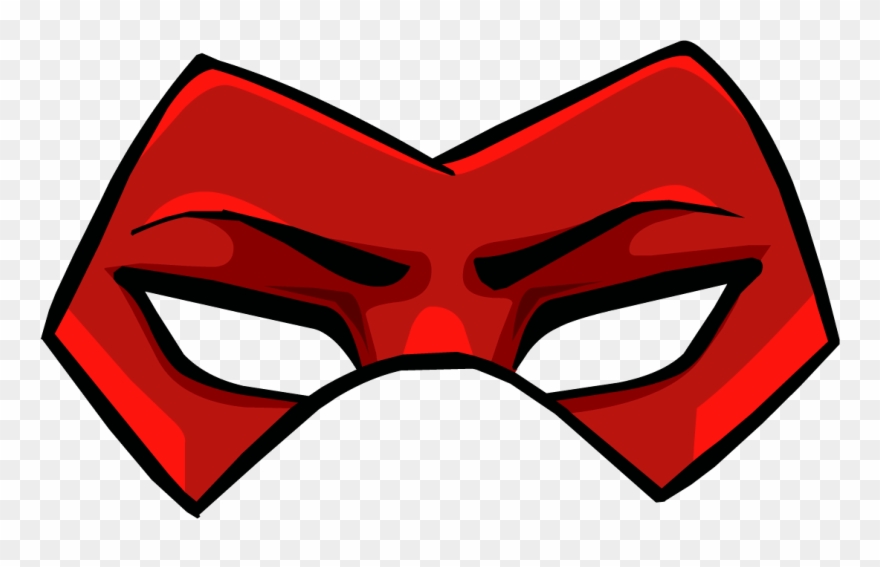 H - 767011658 - 24 - 0 Kbytes, V - 4 - 5 - Mask - Red Cartoon Mask Png Clipart