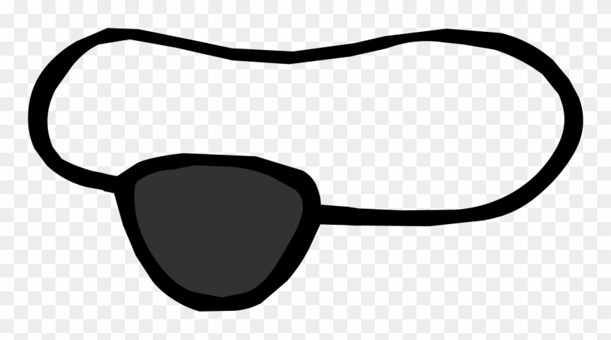 Eye Mask Cliparts - Club Penguin Eyepatch - Png Download