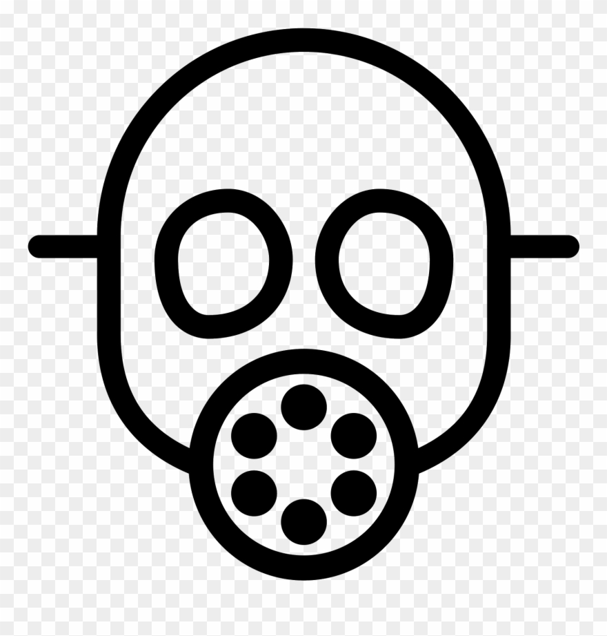Gas Mask Icon Clipart