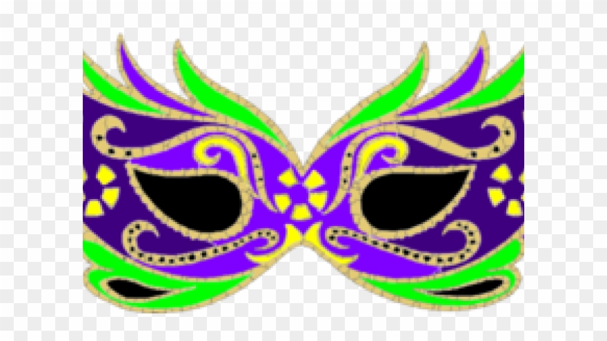 Masks Clipart New Orleans - Mardi Gras - Png Download