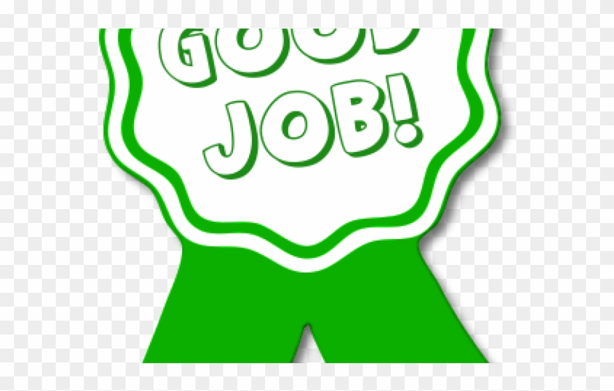 Award Clipart Good - Star With Good Job Clipart - Png Download