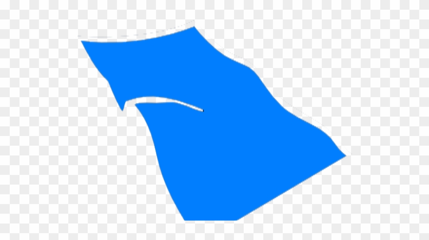 Beach Towel Clip Art Simple Blue - Png Download