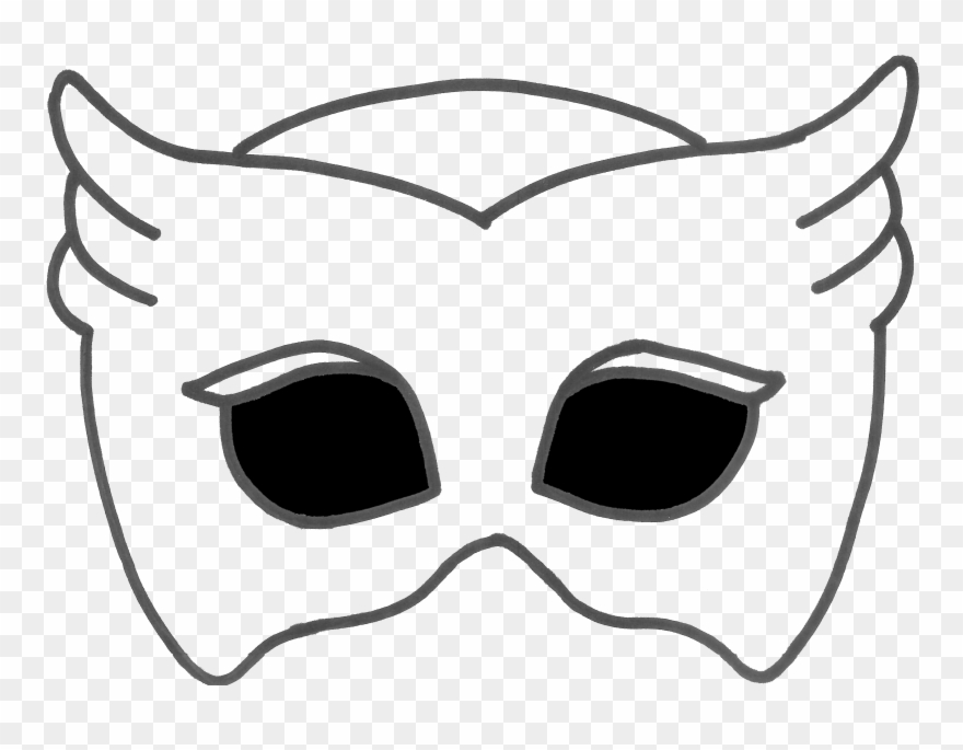 Printable Pj Masks Mask Clipart