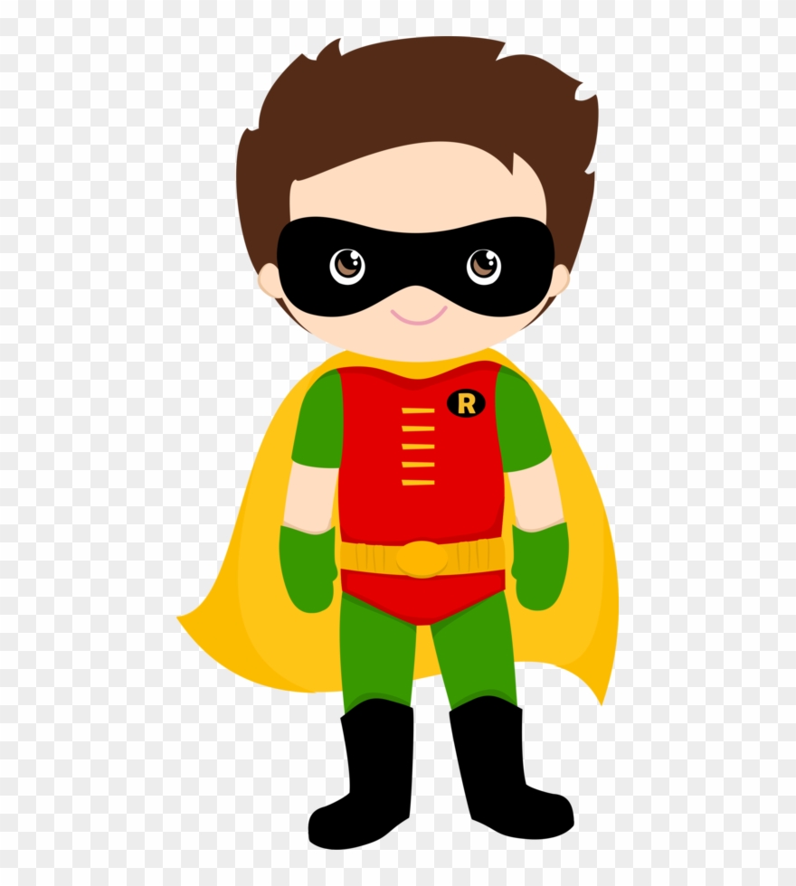 Robin Superhero Party, Superhero Classroom, Batman - Imagenes De Super Heroes Animados Clipart