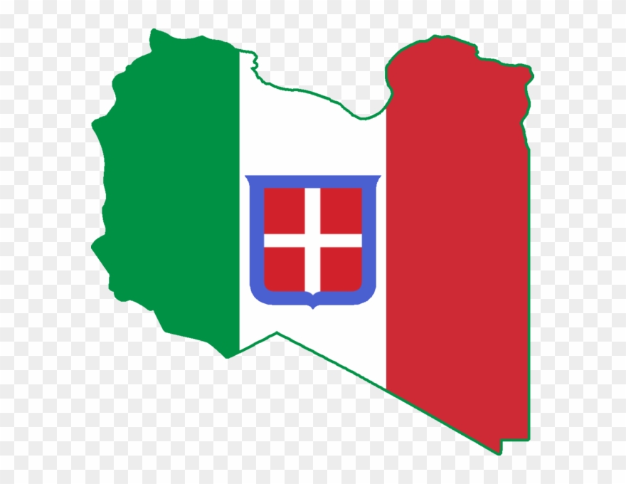 Map Of The World 1943 Flags Clipart Flag Of Italy Kingdom - Kingdom Of Italy Flag Map - Png Download