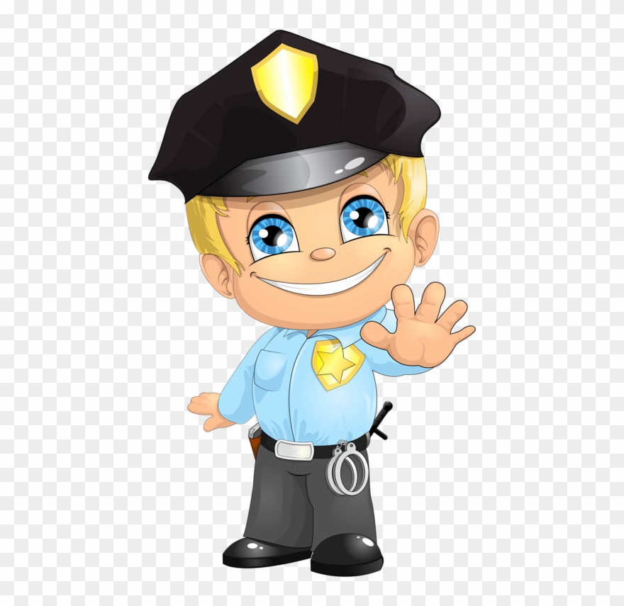 Фотки Cartoon Caracters, Drawing Clipart, Art Wall - Servidores Publicos Policia Animado - Png Download