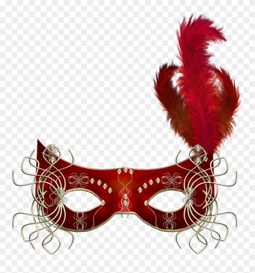 Red Mask Clipart Clipart Masking, Carnival - Red Masquerade Mask Png Transparent Png
