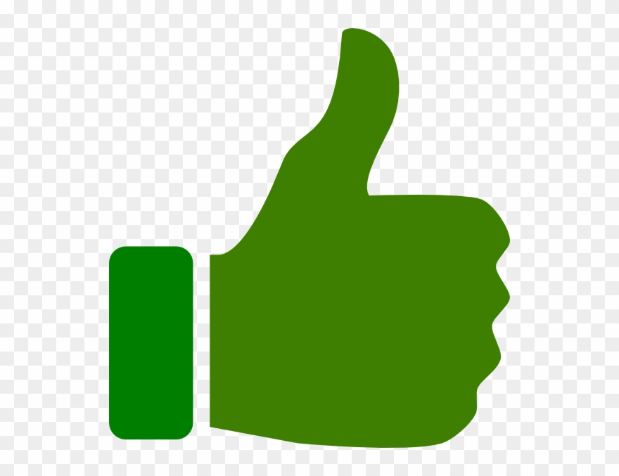 Green Thumbs Up Clip Art At Clker Com Vector Clip Art - Green Thumbs Up Png Transparent Png