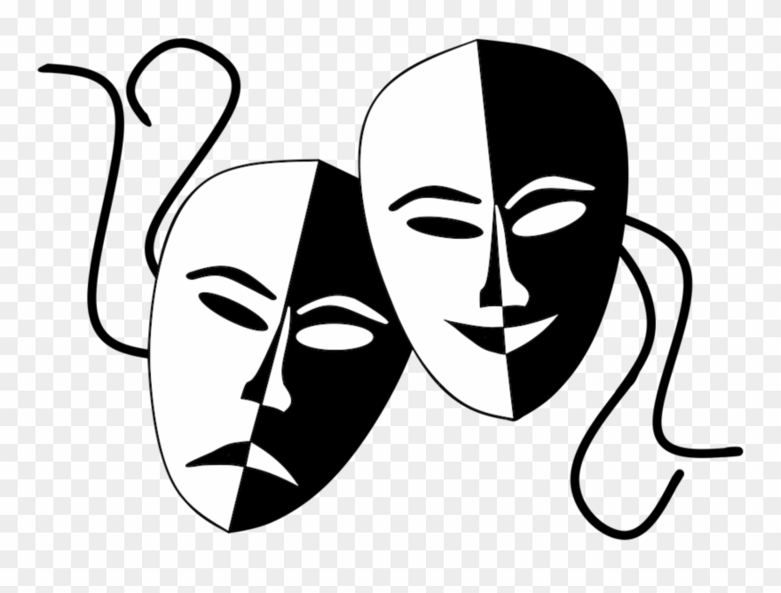 Happy And Sad Masks Collection Free Illustration Clipart