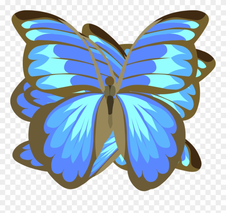 Monarch Butterfly Brush-footed Butterflies Blue Download - ปีก ผีเสื้อ กราฟฟิก Clipart