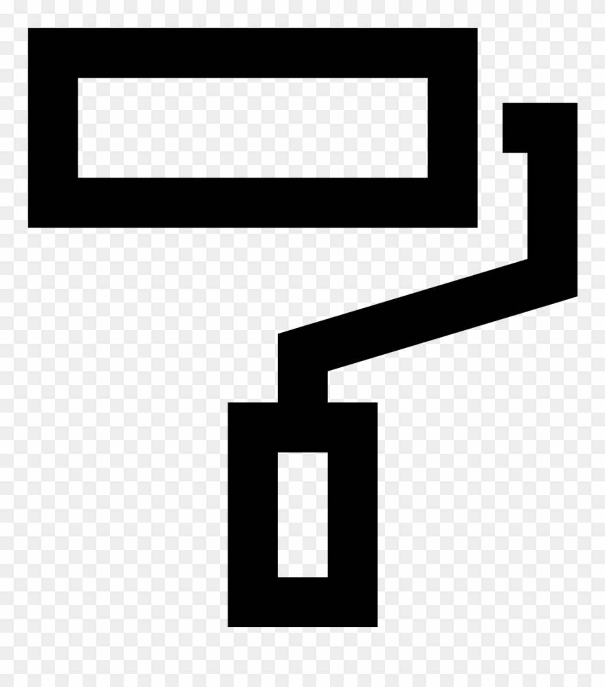 Paint Roller Icon Clipart