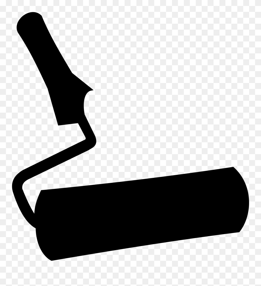 Paint Rollers Painting Painter Brush - Peintre En Bâtiment Logo Clipart