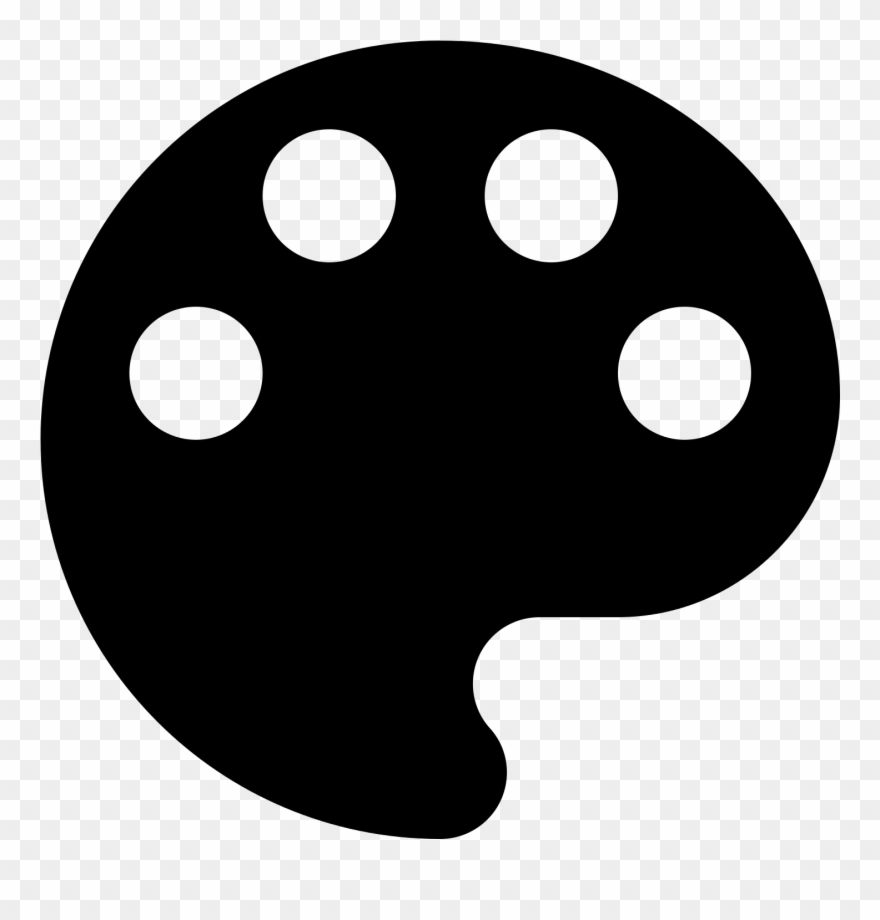 Big Image Art Palette Vector Clipart 275155 Pinclipart