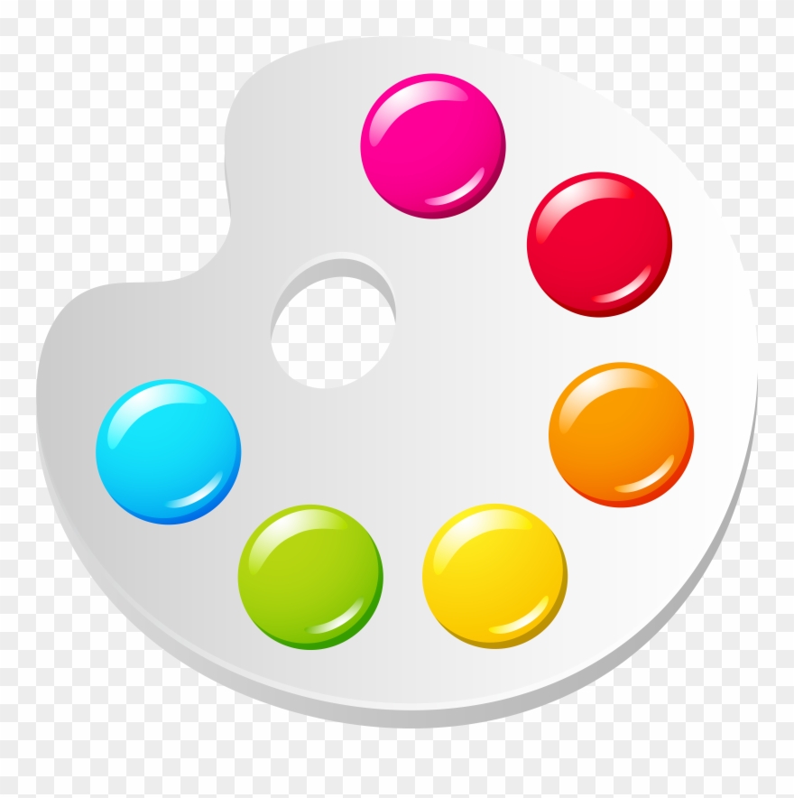 Art Palette Clipart - Png Download