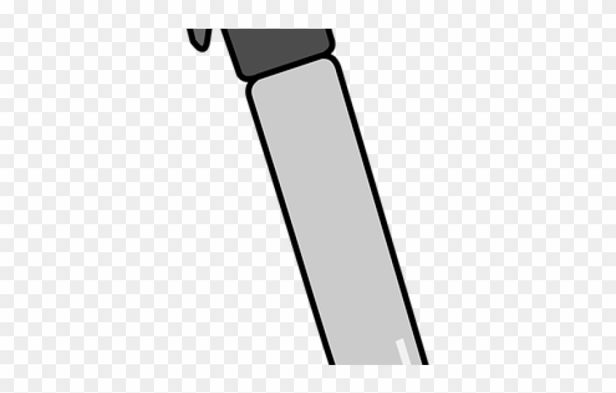 Marker Clipart Black And White - Png Download