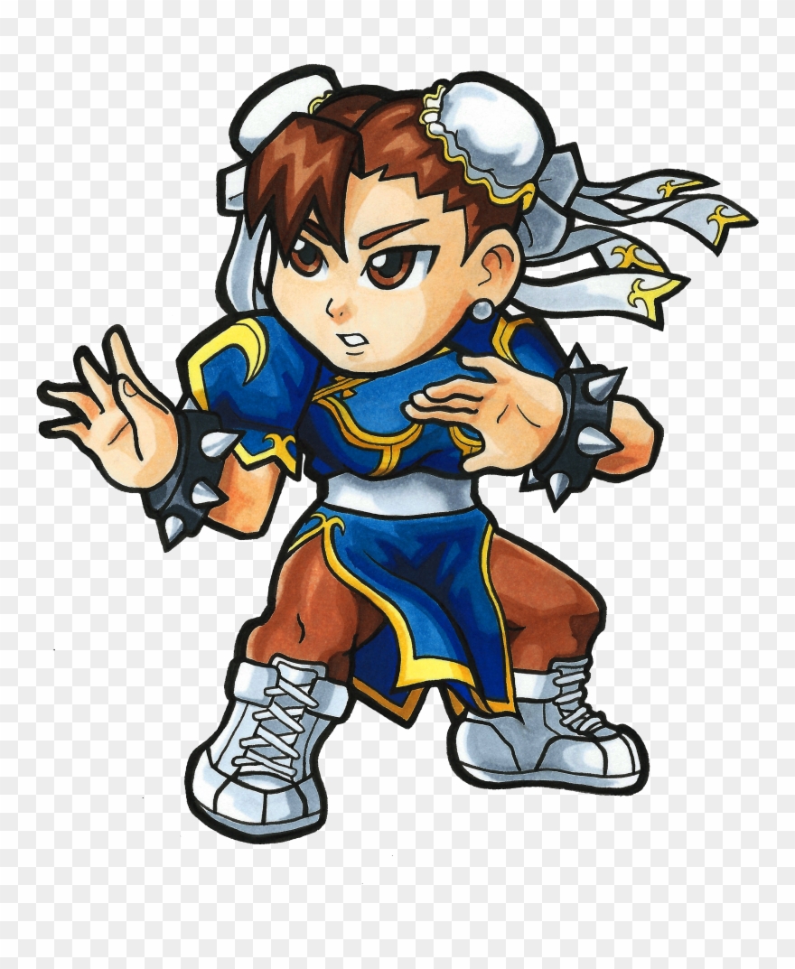 Street Fighter V - Chun Li Street Fighter Chibi Clipart