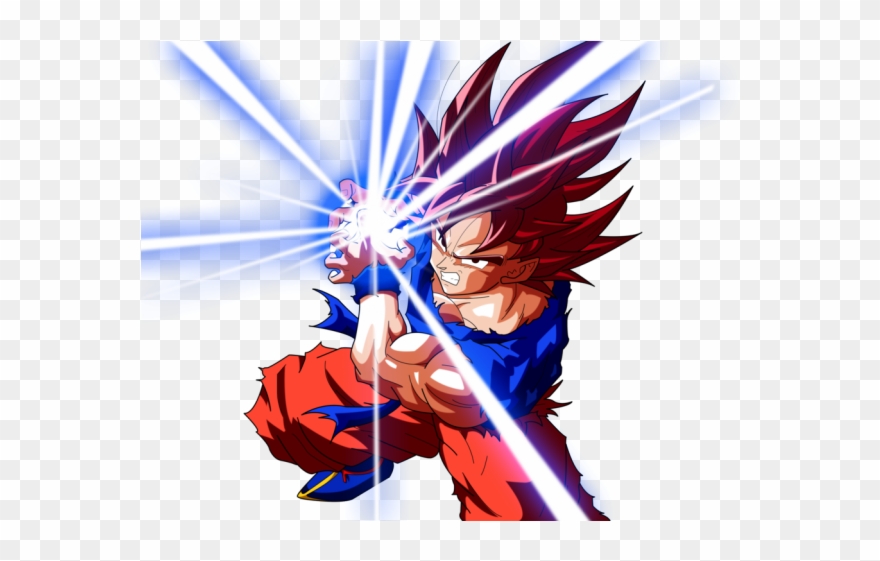 Goku Clipart Clip Art - Goku Ssj God Kamehameha - Png Download