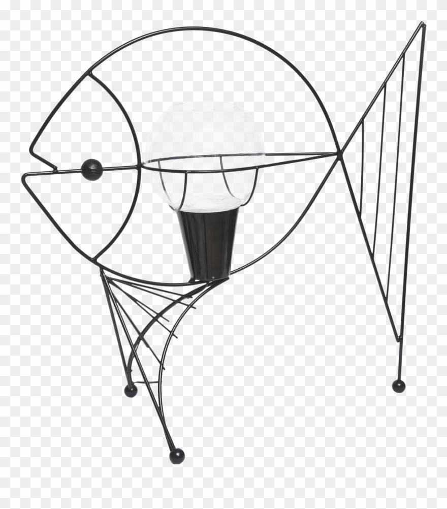 Goldfish Clipart Bowl Sketch - Goldfish - Png Download