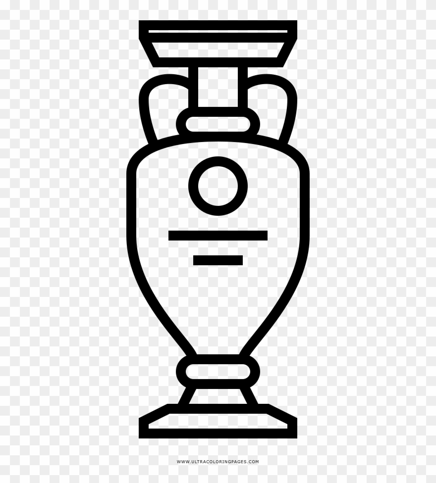 Excellent Trophy Coloring Page Football Ultra Pages - Football Clipart