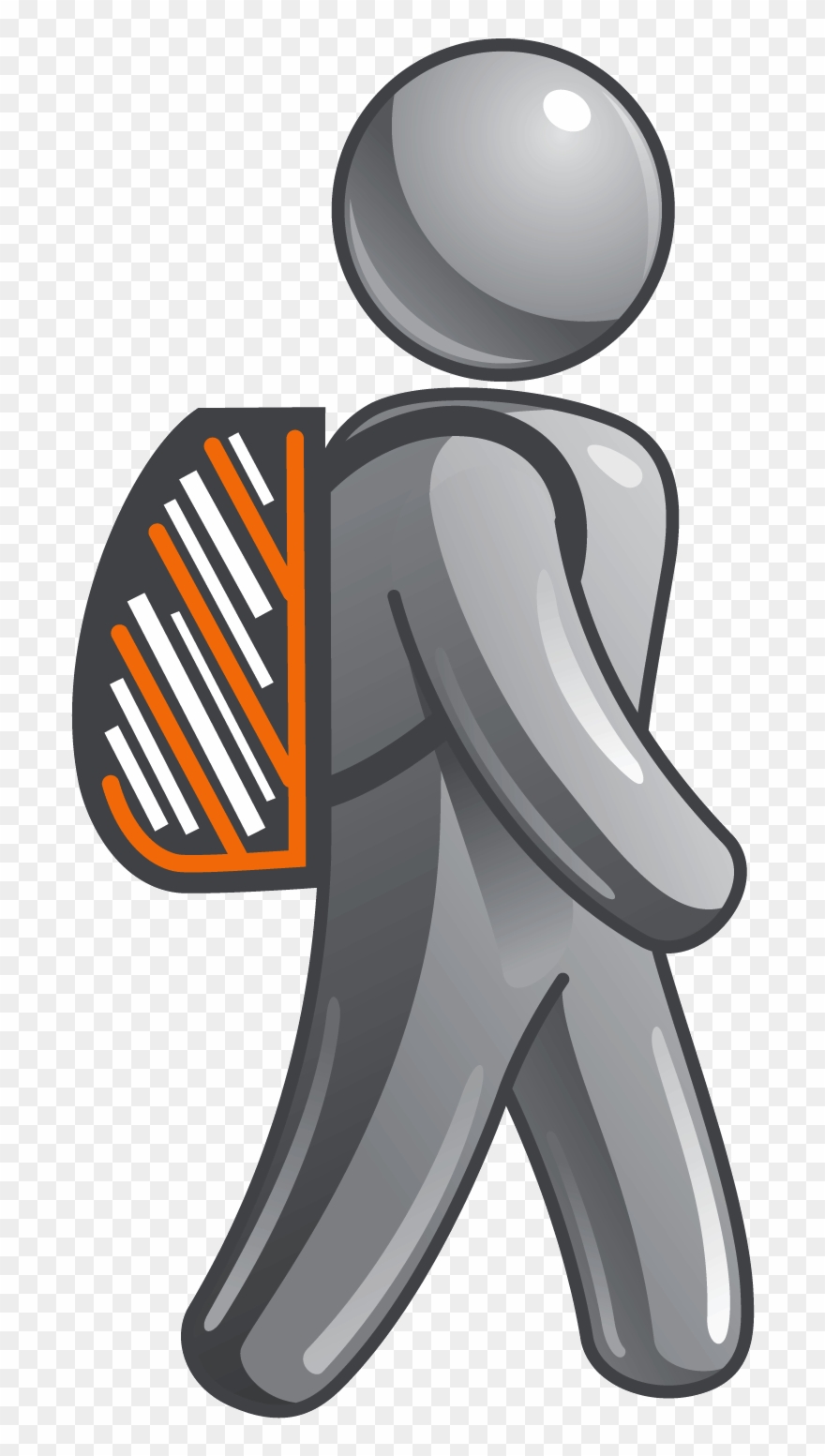 Backpack Clipart Organized Backpack - Ergonomic Backpack Sew - Png Download
