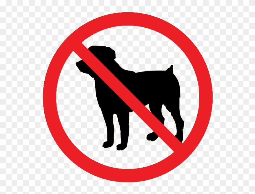 No Animals Clipart Prohibited Sign Sticker Tenstickers - Charing Cross Tube Station - Png Download