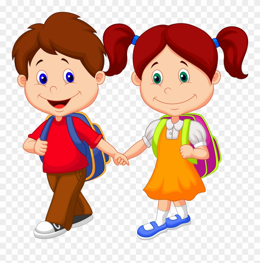 Age X - School Children Clipart Png Transparent Png