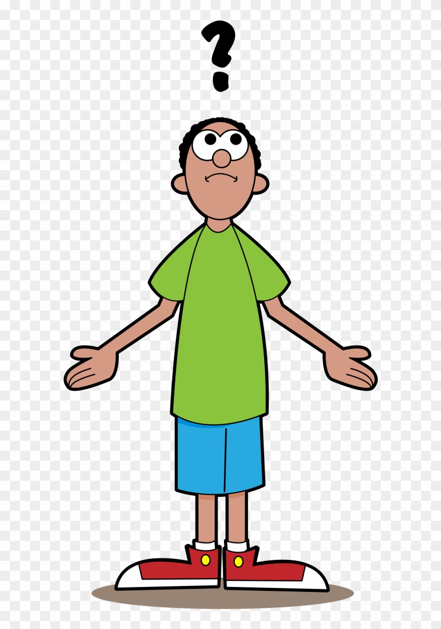 Famine Clipart Dry Weather - Kid Wondering Cartoon - Png Download